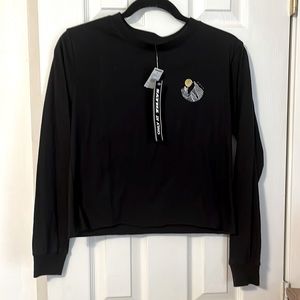 Roxy Long Sleeve Crop Top